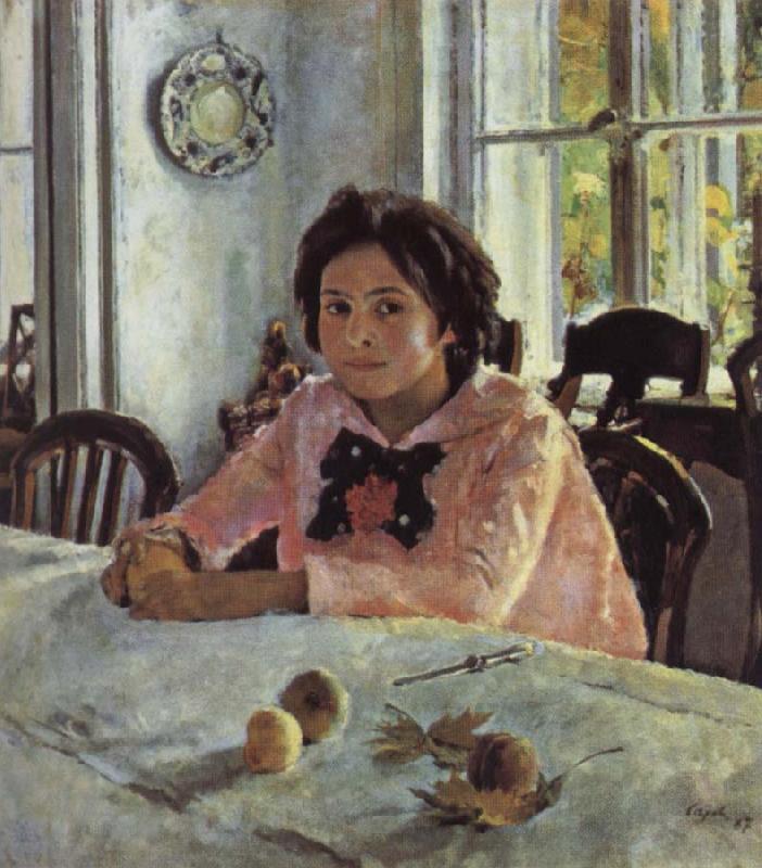 Valentin Serov Girl awith Peaches